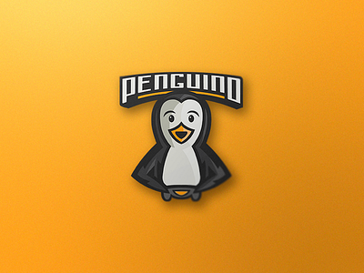 'Penguino' Mascot Logo