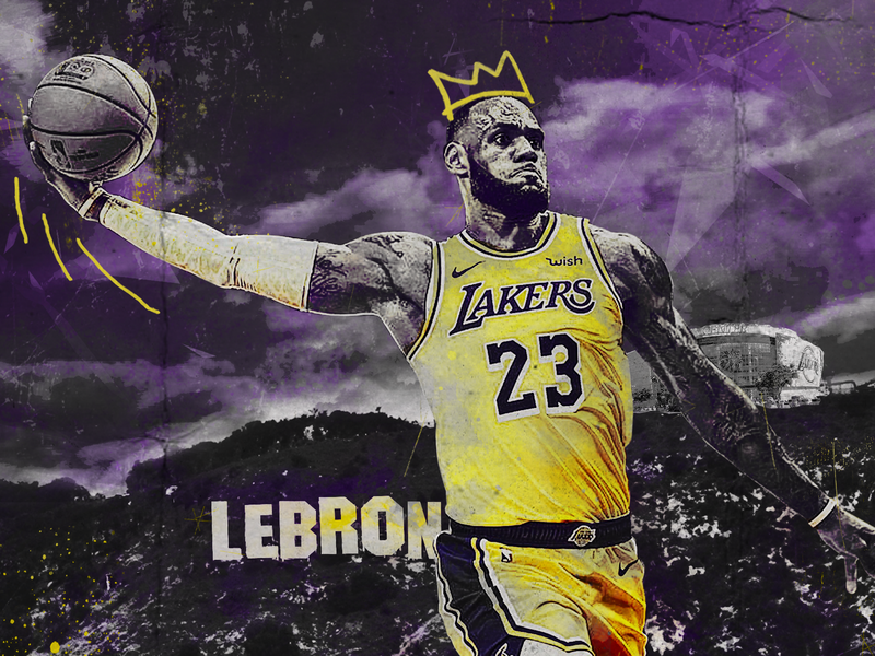 NBA Poster Series: Lebron James by Kristian Koh on Dribbble