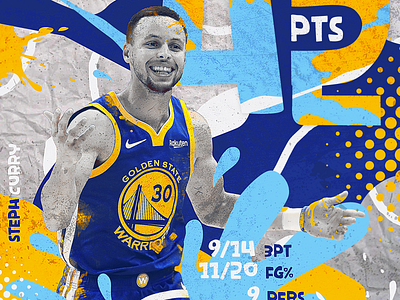 NBA Poster Series: Steph Curry basketball behance creative curry durant golden state graphic design hoops klay lebron nba nba poster photo manipulation photoshop poster sports sports design sports poster steph curry warriors