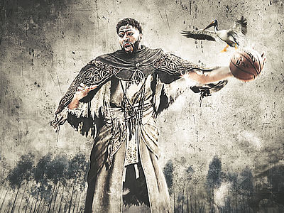 The Last Pelican | Anthony Davis anthony davis basketball behance design graphic design graphic designer hoops lakers lebron nba nba poster new orleans pelicans photo manipulation photoshop sports sports design sports poster the brow the last pelican