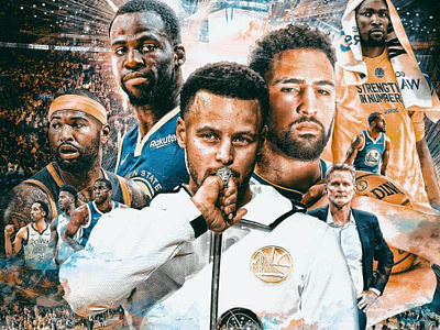 Bored of The Rings basketball demarcus cousins draymond green golden state warriors graphicdesign gsw hoops kevin durant klay thompson nba nba playoffs philippines photo manipulation photoshop poster sports sports design stephen curry steve kerr warriors