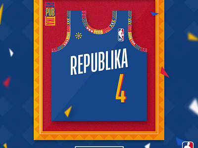 NBA Philippines 4M basketball graphicdesign jersey nba nba poster sports vector
