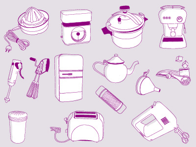 kitchen elements cuisine icon iconography illustration kitchen picto vector