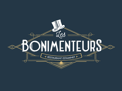 Identity for Les Bonimenteurs restaurant