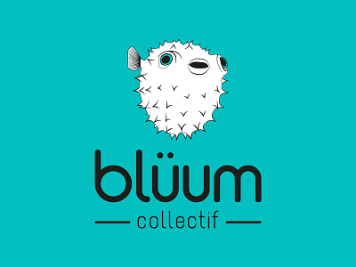 Identity for Collectif Blüum animals blue branding fish illustration logo sea