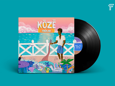 Music Album KOZE album cover córdoba argentina digitalart doodle frankbaun ilustracion music