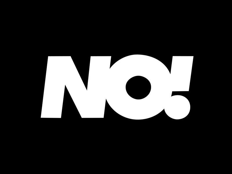 Norrlandsoperan - No Yes animation liquid logo loop text
