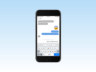 Daily UI #013 - Instant Messaging daily ui ios