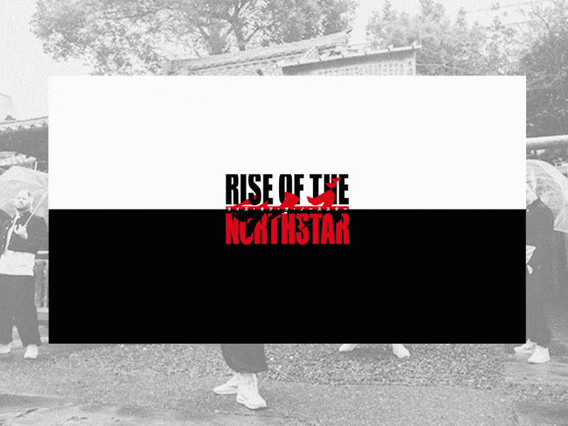 Rise Of The Northstar - Web Design adobephotoshop adobexd album auto animate black design gif music red ui webdesign