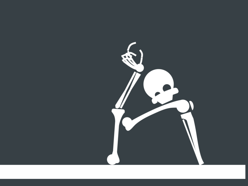 AFF Logo V1 after effect anatomy animation animation 2d bones logo logo animation skeleton skull