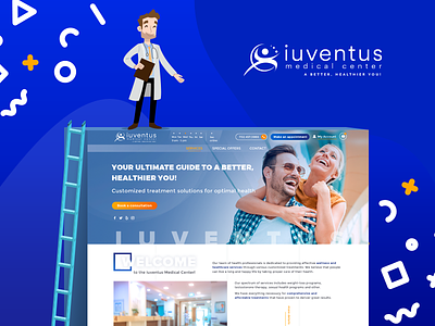 Redesign for Iuventus Medical Center interaction ui ux web web design web development xd