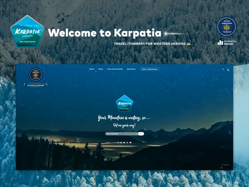 Concept Design Site "KARPATIA"