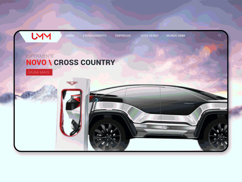 UMM Automobiles | Concept brand brand car cars design icon logo logo design madeinportugal portugal red symbol trend2020 trendy typography uiuxdesign umm umm4x4 webdesign