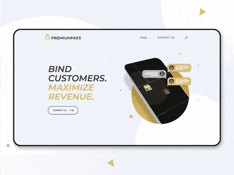 PREMIUMPASS design design app graphicdesign illustration landing page minimal paulo ferreira paulo ferreira designer ui ux vector web design webdesign website website design