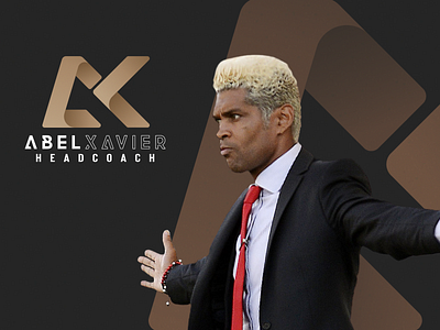 ABEL XAVIER Head Coach abel xavier abel xavier head coach brand branding champions league design fifa futebol graphicdesign head coach logo minimal paulo ferreira paulo ferreira designer portugal soccer typography