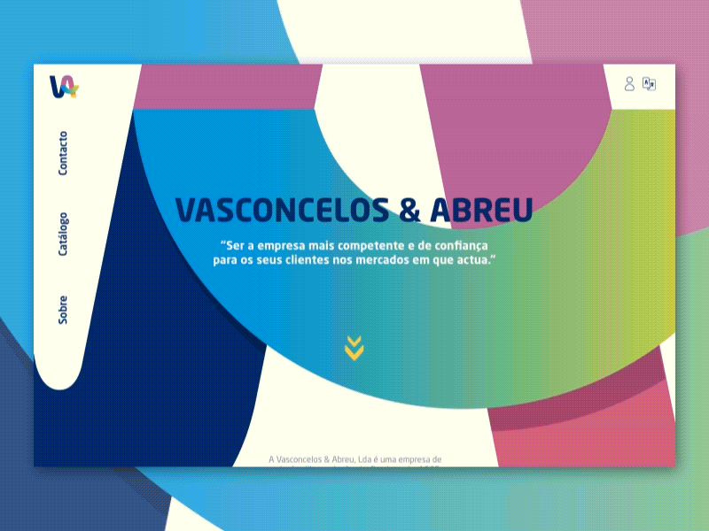 VASCONCELOS & ABREU bar branding catering colors design e commerce equipment graphicdesign hotelaria illustration logo minimal pauloferreiradesigner ui uiuxdesign ux vasconceloseabreu web webdesign white