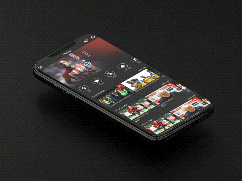 SOCCER APP app animation design football minimal pauloferreira pauloferreiradesigner principle soccer soccer app soccerapp ui uiuxdesign ux ux ui