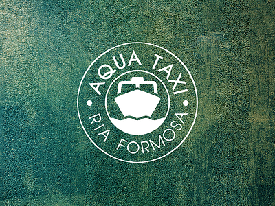 AGUA TAXI | Ria Formosa agua aguataxi blue branding formosa graphicdesign icon logo minimal pauloferreiradesigner ria riaformosa taxi water watertaxi