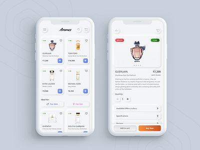 Neumorphic E-Commerce App