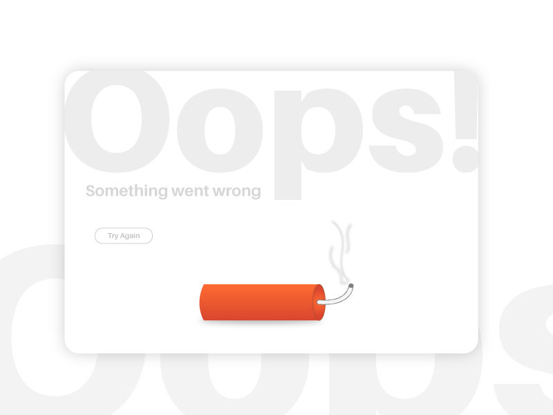 Error page concept error page website web design