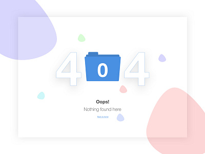 404 Error Page Concept