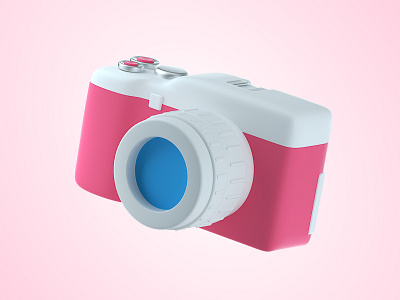 Camera 3d icon