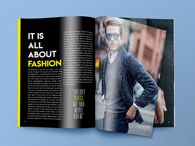 Men’s fashion magazine fashion magazine media webdesign