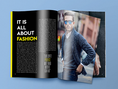 Men’s fashion magazine