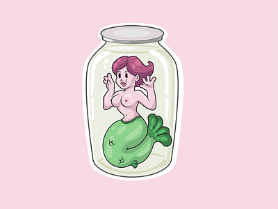 Mermaid jar