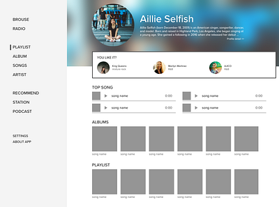 daily UI #006 - User Profile 006 app daily daily ui design ui user profile website