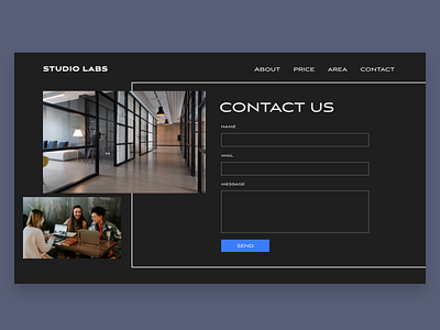 daily UI #028 - Contact us 028 contact us daily daily ui design photo ui web