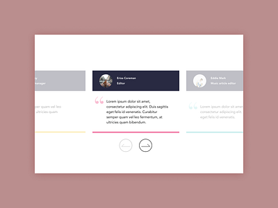 daily UI #039 - Testimonials 039 daily daily ui testimonials ui web