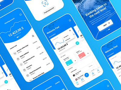 Siren UI Kit – Modern Banking App #04 app bank banking cryptocurrency dashboard design financial fintech kit mobile siren sketch typography ui ui8 ux