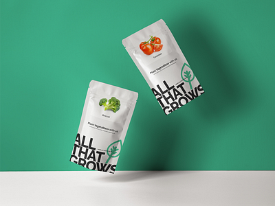 Seed Packaging bag design branding coffee bean package packaging print collateral printing seeds trendy
