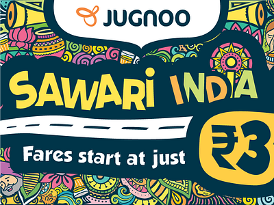 Jugnoo Doodle Illustration banner graphic illustration interactive isometric product uiux website