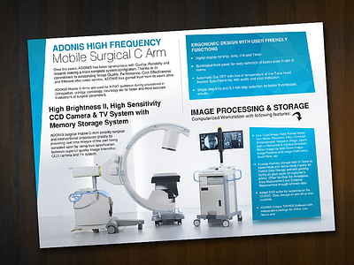 Brochure brochure brochure design medical print print collateral xray