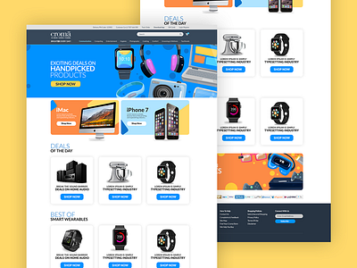 Croma Landing Page Concept