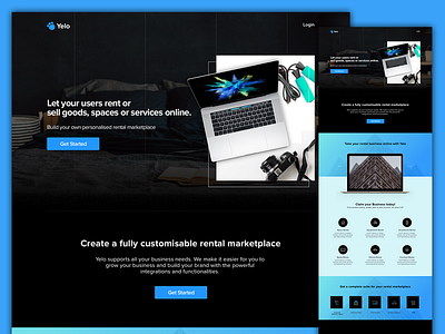 Rental Landing Page