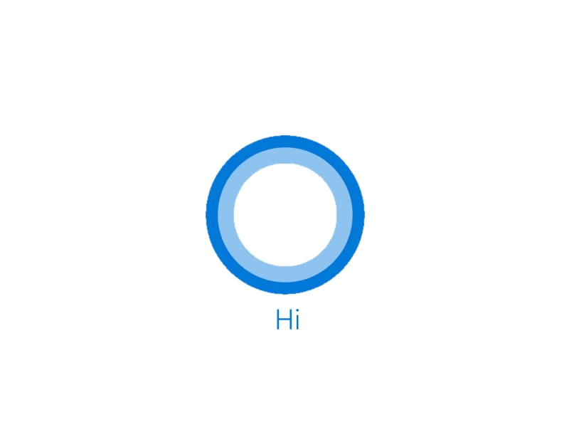 Meet Cortana! ai animation assistant cortana desktop digital harmankardon microsoft motiongraphics studio91 windows