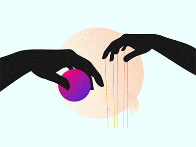 Sempiternal in motion aftereffects animation flat illustration geometric hands minimalism mograph puppet sempiternal