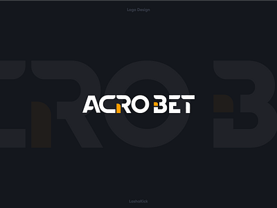 AcroBet Logo Design bold brand branding casino color design graphic design identity illustration logo logotype modern modern logo serious slot slots strong ui ux ux design