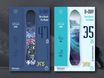 Snowboard Online Store app design icons landing page online online store snowboard store ui ui ux ui deisgn ux ux design webpage webpage design website