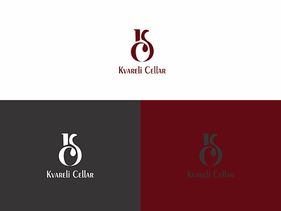 Kvareli Cellar Logo branding color colors design icon logo logo design logodesign logos logotype monogram monogram logo typography wine wine logo