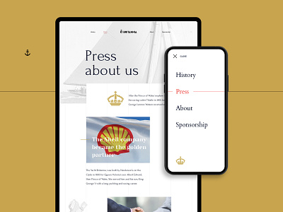 K1 Britannia yacht website adaptive app design inspiration interactive interction interface mobile see ui ux website yacht