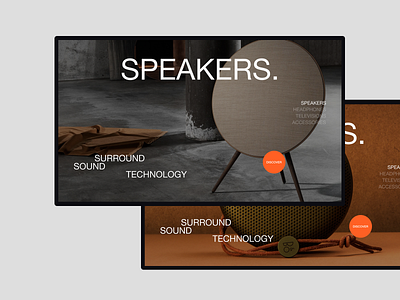 B&O acoustic bangolufsen clear daily100 design ecommerce flat design headphone interactive interface light design mobile speakers typography ui ux webdesign website