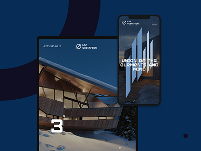 Ølaf Gustafson architecture building daily100 design interaction interactive interface minimalistic typography ui ux webdesign website