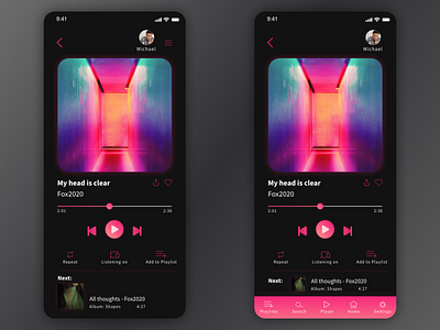 [Daily UI 009] Music Player