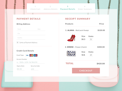 [Daily UI 002] Credit Card Checkout