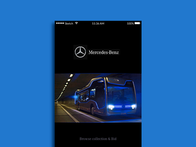 Mobile App Design android app bus bid app interaction design ios apps mercedes benz app ux design