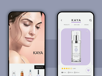 Skincare App Design